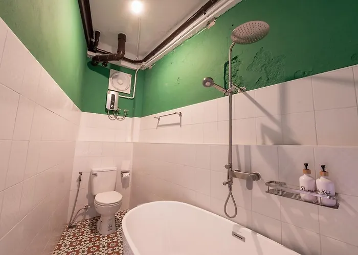 公寓 Sao Chingcha Near Khao San Road Mrt 3 Bathtub