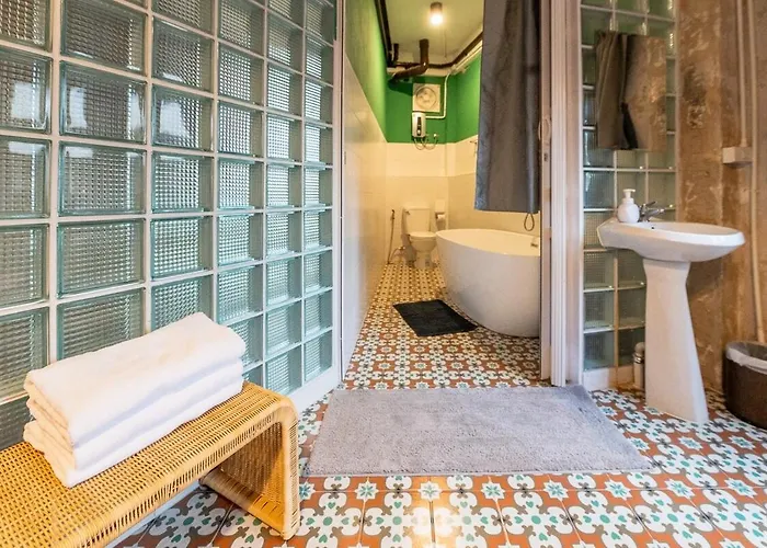 公寓 Sao Chingcha Near Khao San Road Mrt 3 Bathtub